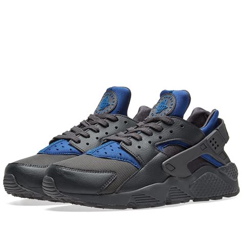 nike huarache zwart met blauw meiden|huarache running shoes for sale.